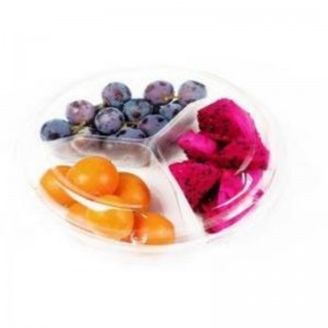 Три-compartment Fresh-cut Fruit Box Box нижняя 220*170*60 мм HJ-1803F